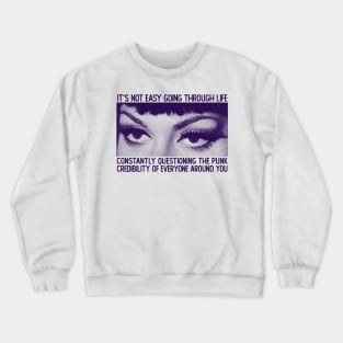 Punksthetic Slogan Design ††††††† Crewneck Sweatshirt